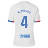 Officiële Voetbalshirt FC Barcelona R. Araujo 4 Uit 2023-24 - Heren